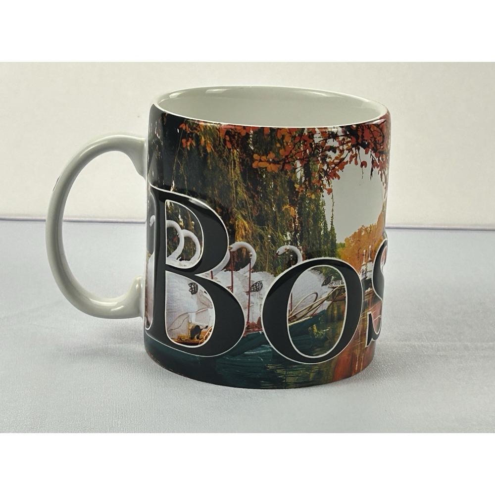2007 Americaware Boston Mug 18 Oz Large Ceramic Souvenir Coffee Cup Retired